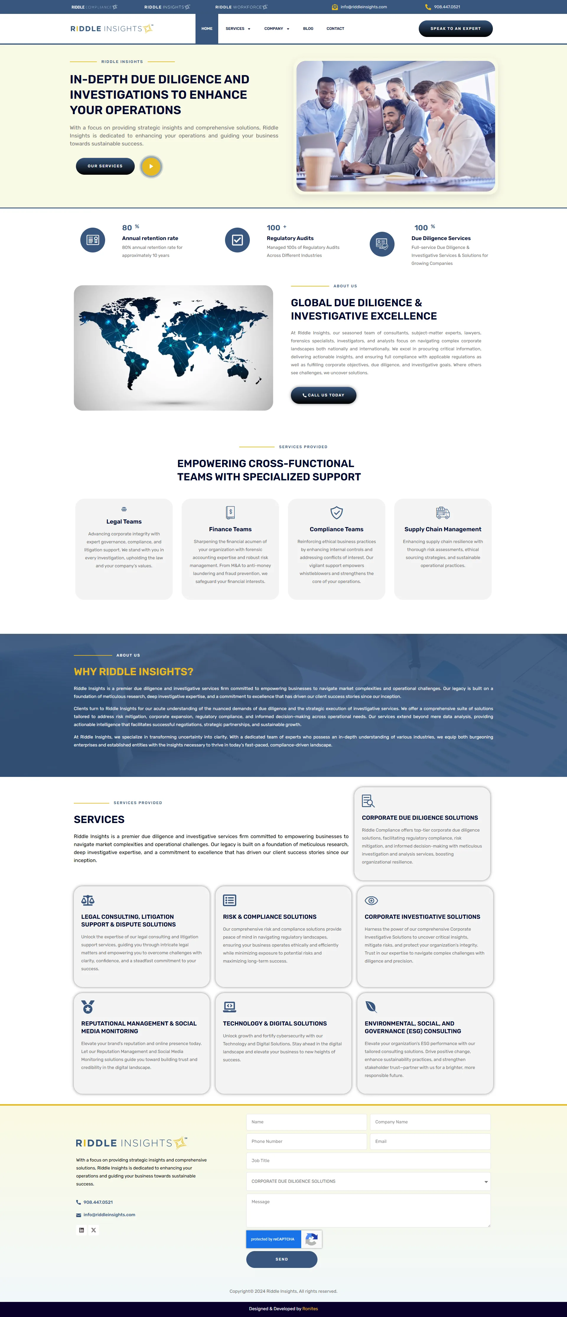 Riddle Insights website